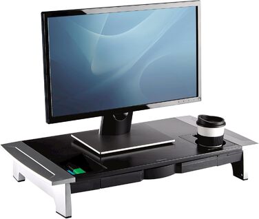 Підставка для монітора Fellowes Office Suites Premium, чорна/антрацит, для офісу