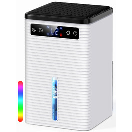 Автоматичний електричний осушувач повітря з функцією відтавання, таймером та LED-дисплеєм. Підходить для спальні, ванної кімнати та шафи.