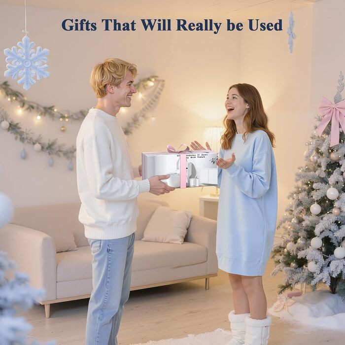 Електрична щітка для унітазу Redagod з кріпленням на стіну, подвійним контейнером та змінною насадкою (32 шт.)