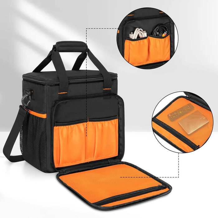 Чохол для проектора PGmoon, сумісний з Nebula Mars 3/Cosmos Laser 4K/SE, з кишеньками для аксесуарів (патентований дизайн)