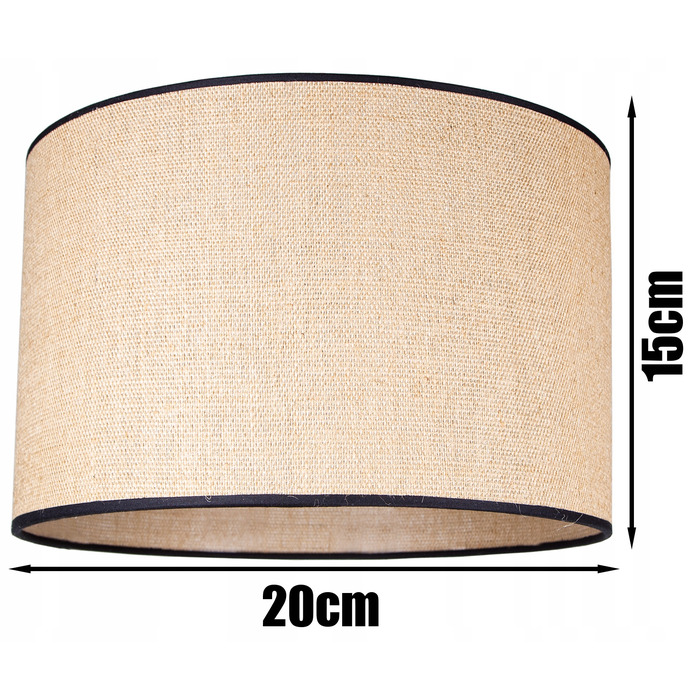 Стильна настільна нічна лампа з абажуром у стилі бохо, juta, сучасний лофт, LED