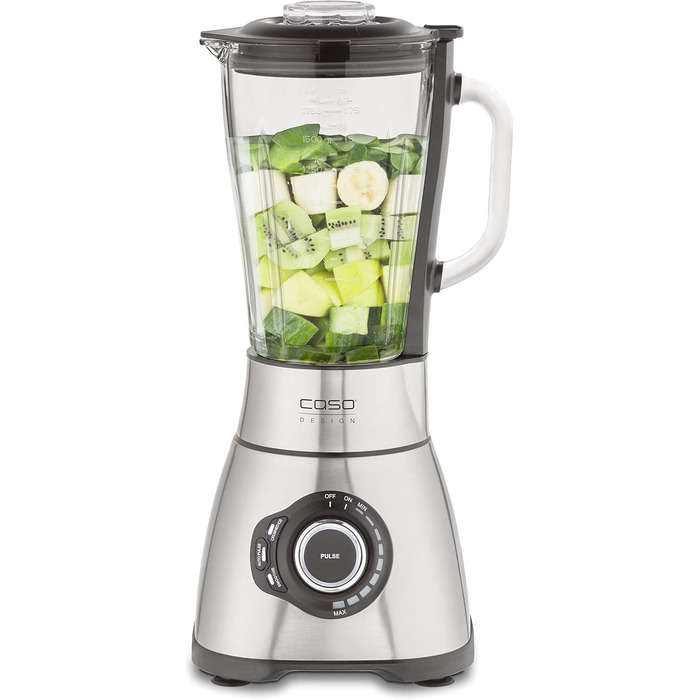 CASE B 1800 PowerBlender, Stand Mixer, Ideal for Milkshakes, Baby Food, etc., 1800 Watt Motor, Large Mixing Container (1.75 l), Stainless Steel Housing, Test Winner House & Garden Test
