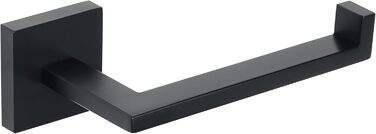 Тримач для туалетного паперу з нержавіючої сталі 304, 15 см. Сучасний настінний тримач для ванної кімнати, туалету та кухні (Чорний)