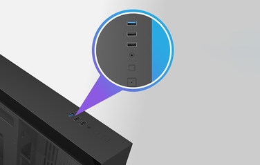 Корпус для комп'ютера darkFlash TH285 Cube Case ATX aRGB, 4 вентилятори, загартоване скло