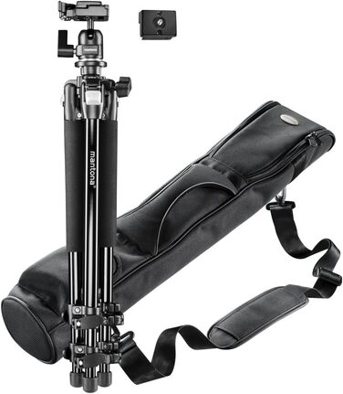 Штатив Mantona Basic Scout - 144 см, до 5 кг, з кульковою головкою, для камер