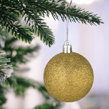 Relaxdays Set of 100 Christmas Baubles