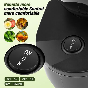 Шнекова соковижималка Entsafter Slow Juicer 400W для цілих овочів та фруктів, чаша 1.8л, холодний віджим, BPA-free