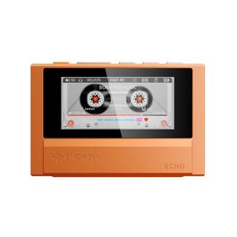 FiiO Echo Retro Hi-Res ЦАП-плеєр для аудіо, Bluetooth, 4.4мм, Кольоровий екран, Портативний DAP (Помаранчевий/Вечірній червоний у зигзаг)
