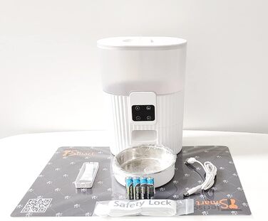 Автоматичний годівниця для котів Tierisch Smart з таймером, 3L, Dual-Power