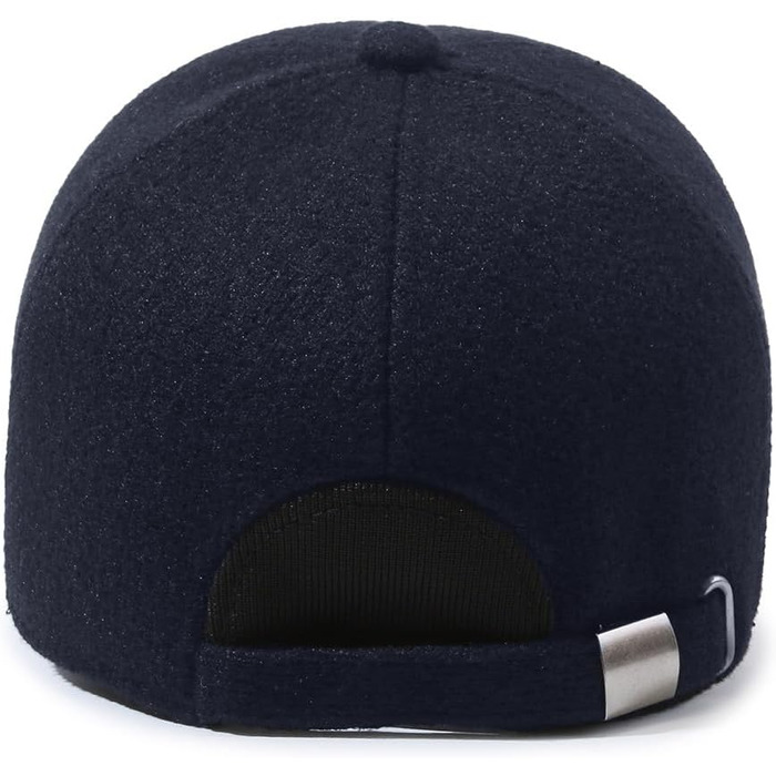 Кепка YAMEE для чоловіків, зимова бейсболка з відкидним навушником, тепла шапка-кепка, універсальний розмір (2361*ДНК)