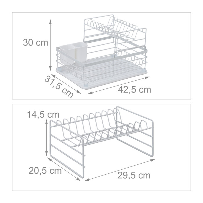 Relaxdays Dish Drainer, Metal
