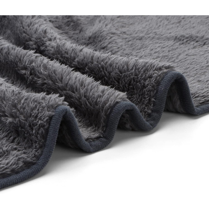 М'яка флісова підстилка для собак і котів Nobleza, 160 x 120 см (XXL 200 x 160 см), сіра