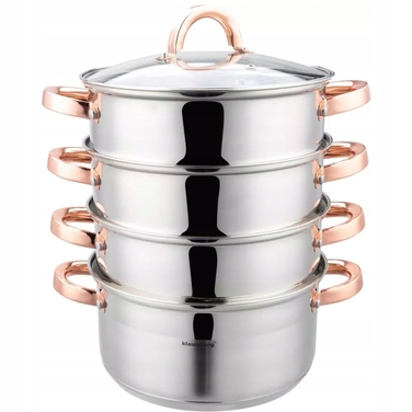 Пароварка Klausberg 5 предметів, 22 см, Rose Gold (KB-7733)