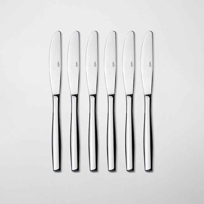 Нержавіюча сталева стололова посуд - набір 24 шт для 6 осіб. Елегантний набір для щоденного використання та особливих випадків. Стійкий до іржі.