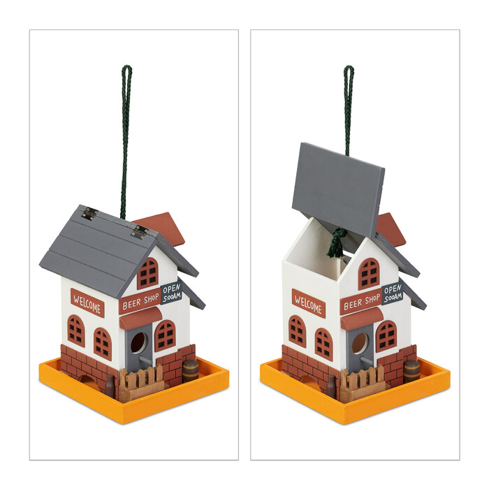 Relaxdays Decorative Birdhouse Inn