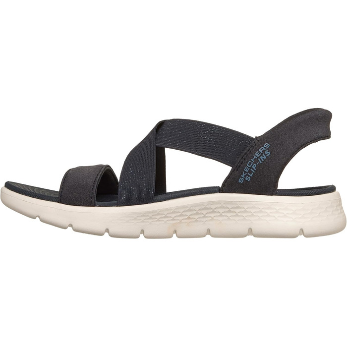 Сандалі Skechers Go Walk Flex Glimmer Up Slip-ins (41 EU, темно-сині) - зручні жіночі сандалі для ходьби