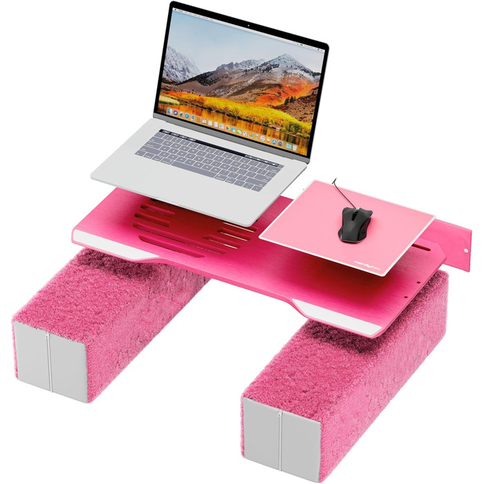 Підставка для ноутбука Couchmaster CYWORX - ергономічний стіл для дивану, софи та ліжка (рожевий)