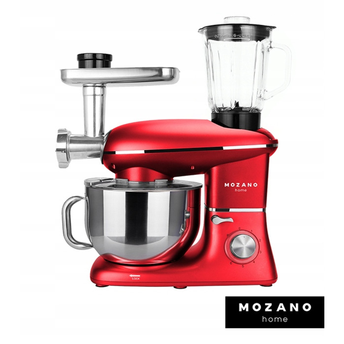 Кухонний комбайн Mozano Kitchen Assistent, 3200 Вт, червоний