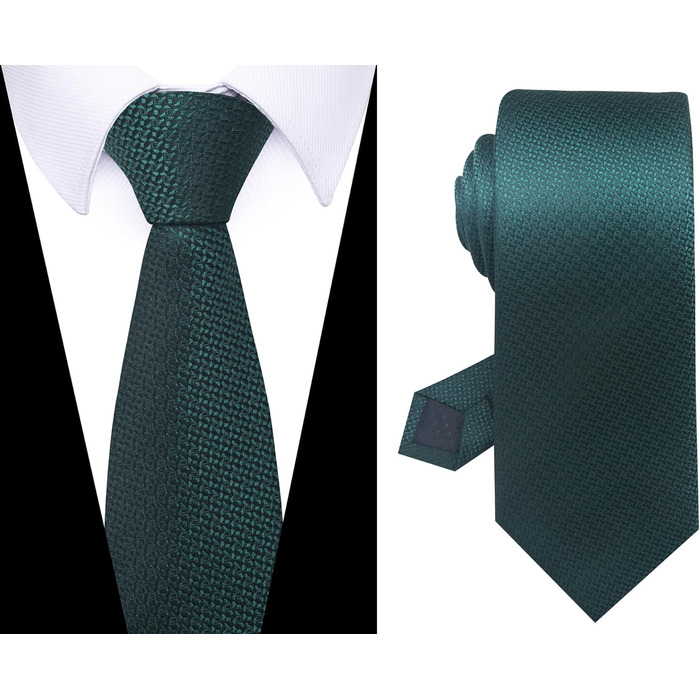 Набір краваток для чоловіків, ткані, жакард, 6 шт. (зелені)