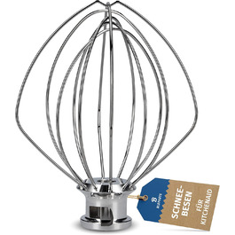 Вінчик Bluparts для кухонної машини KitchenAid, нержавіюча сталь, сумісний з аксесуарами Kitchen Aid, замінник оригінального міксерного вінчика