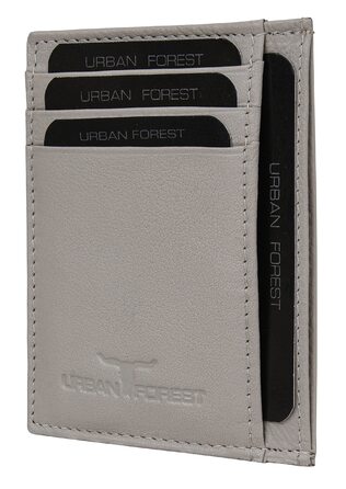 Картхолдер чоловічий URBAN FOREST Chris Nappa Sand мінімалістичний шкіряний