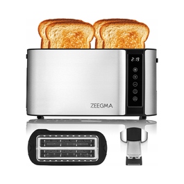 Тостер Zeegma Tostee Chef, сріблястий/сірий, 1500 Вт