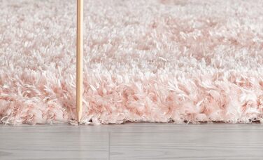 Килимок Mia's Teppiche Fiona для вітальні та спальні, 120x160 см, високий ворс (Рожевий)