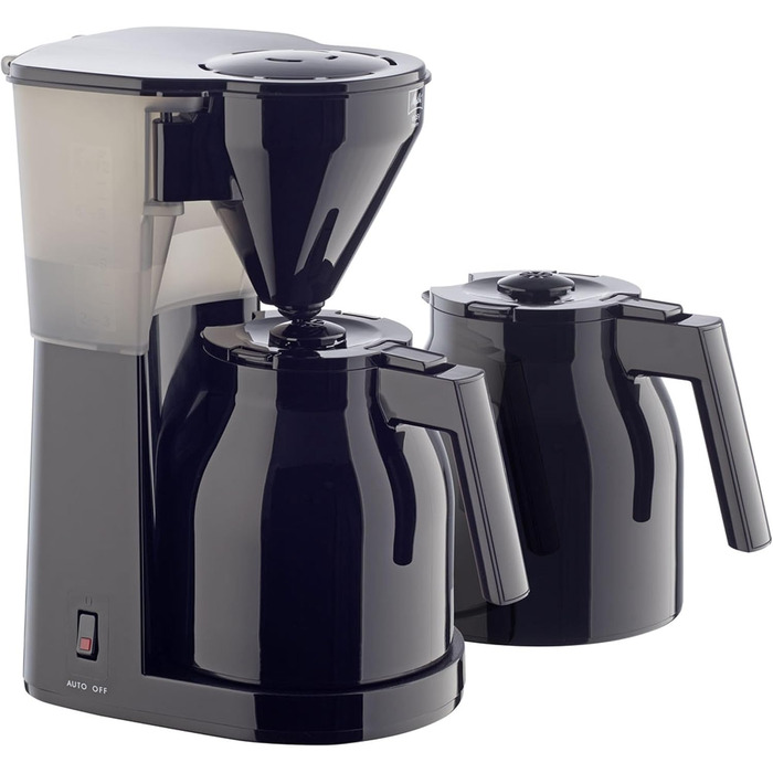 Кавомашина Melitta Easy знімний фільтр, для 10 чашок, з термокана, чорна