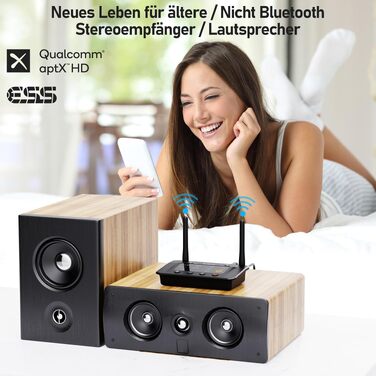 HiFi Bluetooth адаптер 1Mii B03Pro+ з підтримкою LDAC, передавач та приймач для телевізора та стереосистем