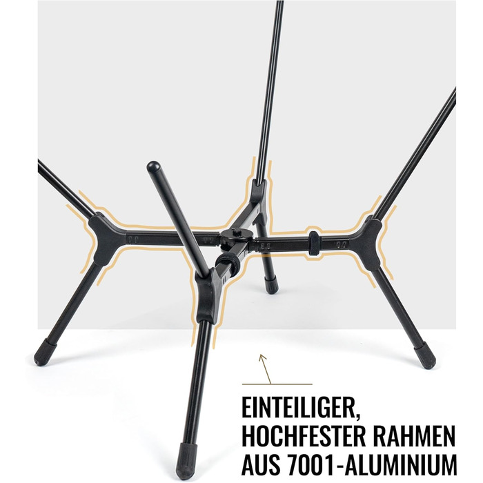 Кемпінговий стілець OneTigris OASISFLEX розкладний, висока спинка, до 150 кг, коричневий