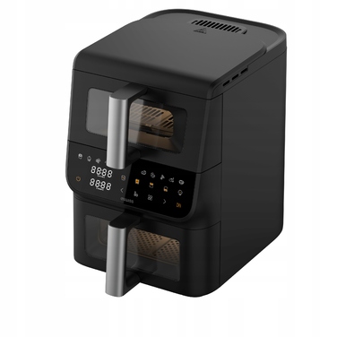 Аерофритюрниця 4Swiss ABB-225 з двома чашами, 2500 Вт, 10 л