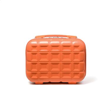 Валіза KONO середнього розміру на 4 колесах, 62x43x26 см, з TSA замком, ABS, помаранчевий