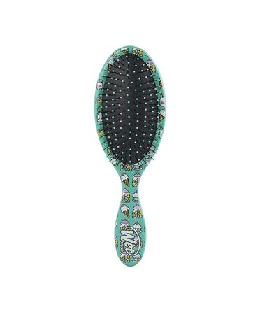 Щітка для волосся WetBrush Original Detangler з м'якими щетинками та зручною ручкою Hello Kitty Candy Jar Blue (Оригінальний розмір)