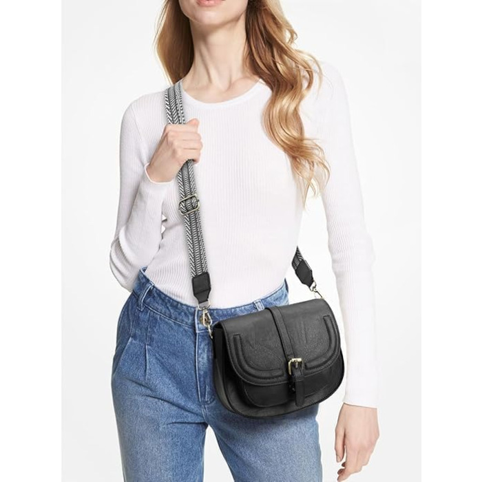 Сумка жіноча AFKOMST через плече з PU шкіри бежевого кольору, регульований знімний ремінець