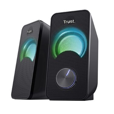 Комп'ютерна акустика Trust Arys 2.0: 28 Вт, USB, AUX, RGB, для ПК, ноутбука, смартфона