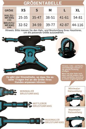 Нашийник для собак BaoCheng Anti Pull: дихаюча сітка, 3 пряжки, безпека, полегшення кашлю, світловідбиваючий (темно-зелений, S)