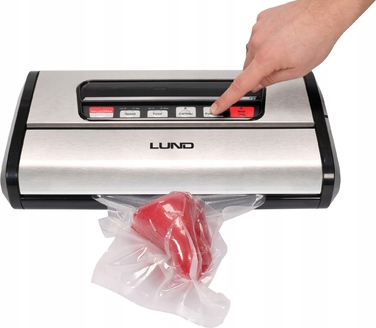 Вакууматор для продуктів Lund 165 Вт, ширина шва до 32 см + 5 пакетів у комплекті