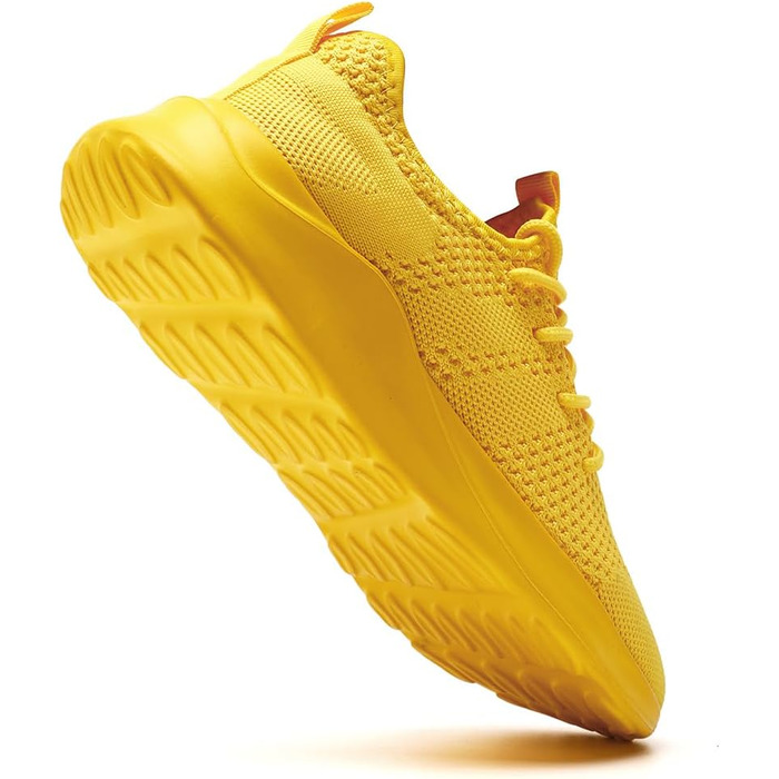 Жіночі кросівки: спортивні, для бігу, тенісу, хайкінгу, вуличної бігової, неслизькі, дихаючі, легкі (40 EU, жовті)