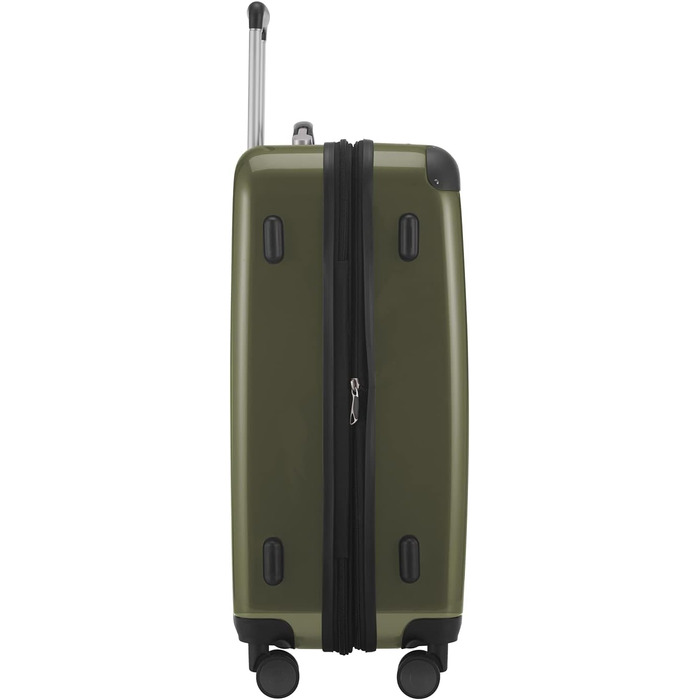 Чемодан Alex Hartschalen - валіза-тележка, валіза-роллік, 74 л (Авокадо, комплект)