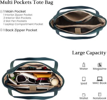 Сумка жіноча шкіряна befen Shopper для ноутбука 14