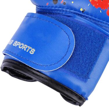 VGEBY1 Children's Boxing Gloves, PU Kids Sparring Punching Training Gloves Fighting Gloves for 2-11 Years Old (Blue) Sports Equipment for Kids