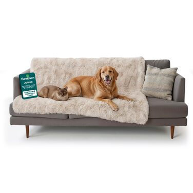 Кішка ліжко Furhaven Polar Fleece, Розмір Small, Тент, Складане, Миється - Сірий Дуб (152x127x1 см)