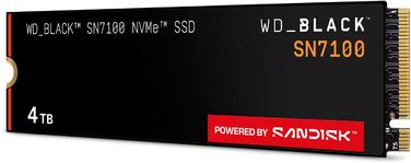 SSD WD_BLACK SN7100 NVMe 4TB - Високопродуктивний накопичувач для ігор (PCIe Gen4, 7250 МБ/с, M.2 2280)