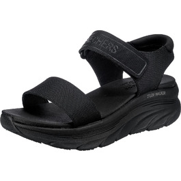 Skechers D'Lux Walker New Block: жіночі сандалі Skechers, чорні, сітка, 40 EU
