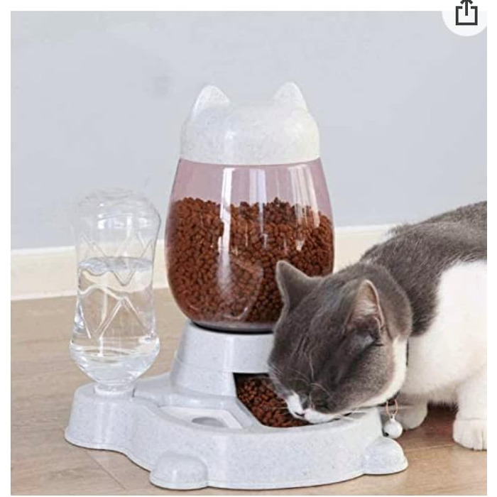 Автоматичний диспенсер для води та корму для котів та собак, 2.2L