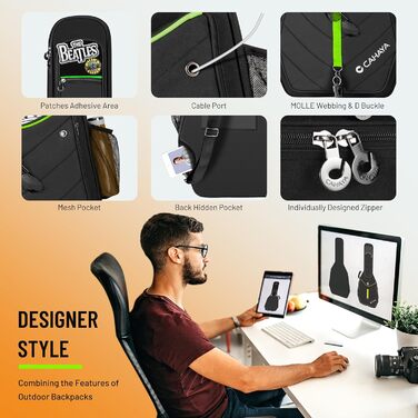 CAHAYA Softshell-чохол для акустичної гітари з підкладкою - 12 мм, Gigbag, рюкзак для гітари з кишенями, модний чохол для гітари 40/41/42 дюйми
