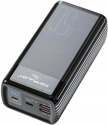 Потужний павербанк Konfulon 50000 mAh, чорний