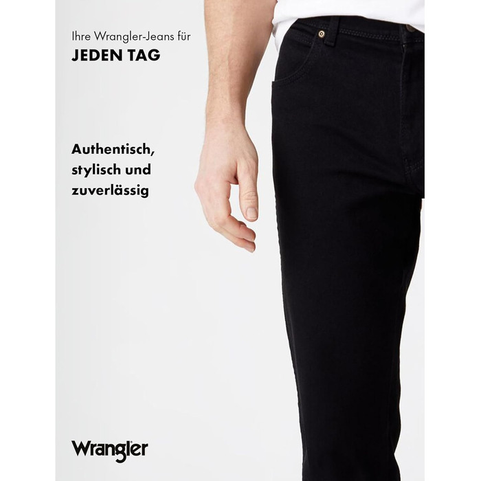 Чоловічі джинси Wrangler W10i, чорні, розмір 33W/30L - оригінал