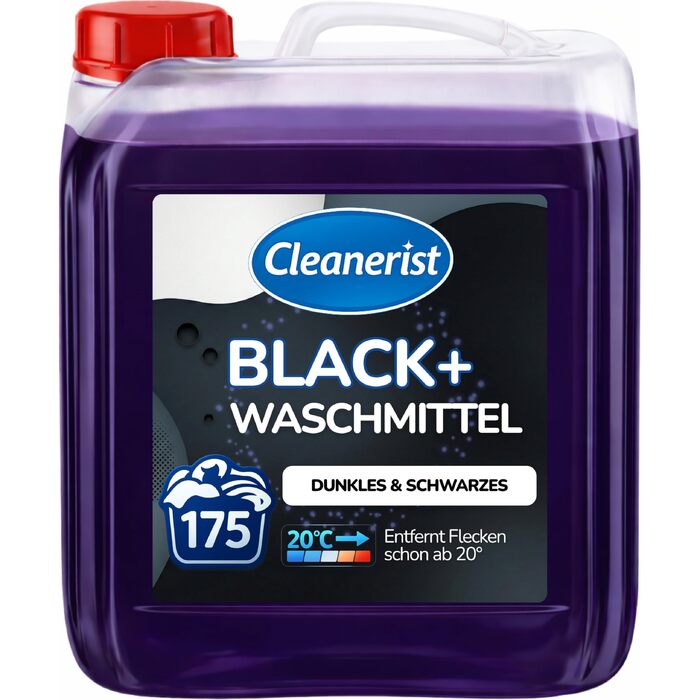 Рідкий засіб для прання чорної та темної білизни Cleanerist Black, концентрат, 5 л (на 175 прань), універсальний гель для прання 20-95°C з ароматом свіжості