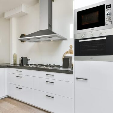 Вбудована мікрохвильова піч CATA MC 25 D ENC Inox, 25л, нержавіюча сталь, 8 автоматичних меню, 5 рівнів потужності, гриль 1000 Вт, таймер, ширина 60 см